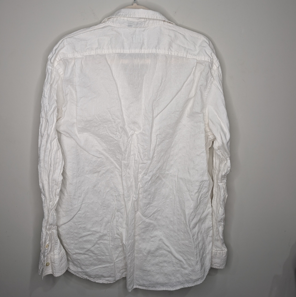 GAP Men’s Classic White Button-Down Shirt | Size XL | 100% Cotton - Picture 4 of 6